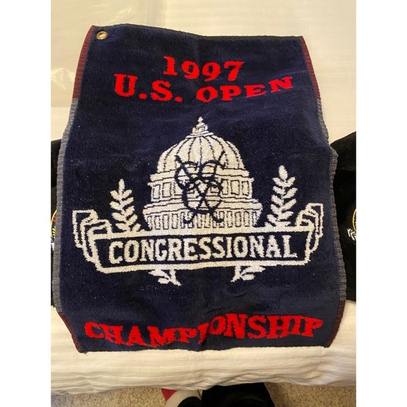 US Open Golf Club Covers(4) and golf towel 1997 NEW - Picture 1 of 3